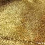 Leather Sample | Metallic Gold