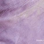 Leather Sample | Metallic Lilac