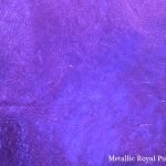 Leather Sample | Metallic Royal Purple