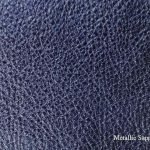 Leather Sample | Metallic Navy Sapphire