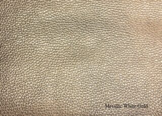 Color Swatch: Metallic White Gold - Sample