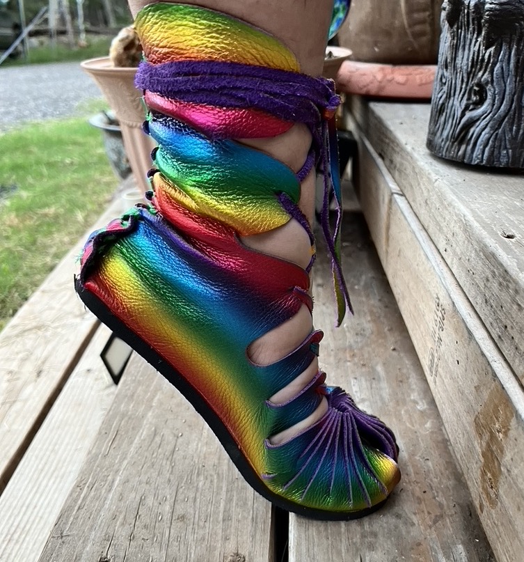 Rainbow Calf High MocMartins